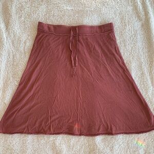 Women's JJill Dusty Pink Neutral A-Line skirt Summer Beach Size S